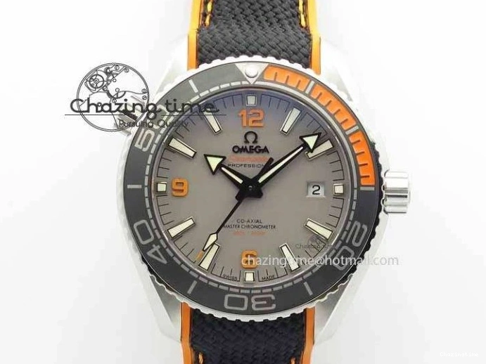 0313 UrbanStyle Planet Ocean 2016 43.5mm SS OM 1:1 Best Edition Gray Dial On Black Nylon Strap A 8168